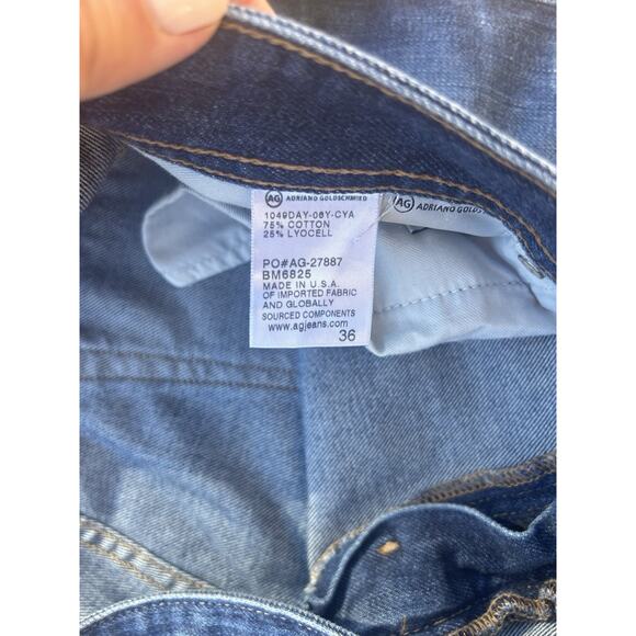 AG Adriano Goldschmied Men's The Protege Straight Leg Blue Denim Jeans 36 - Picture 3 of 4